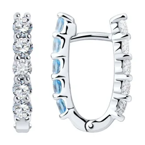 Серьги Sokolov и Diamant серебро 92022285 (Sokolov и Diamant, Россия)