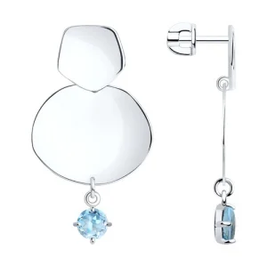 Серьги Sokolov и Diamant серебро 92022324 (Sokolov и Diamant, Россия)