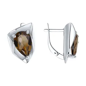 Серьги Sokolov и Diamant серебро 92022327 (Sokolov и Diamant, Россия)