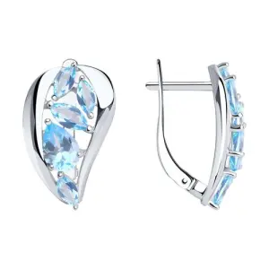 Серьги Sokolov и Diamant серебро 92022336 (Sokolov и Diamant, Россия)