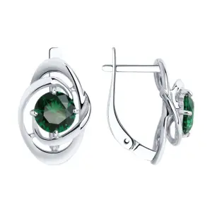 Серьги Sokolov и Diamant серебро 92022347 (Sokolov и Diamant, Россия)