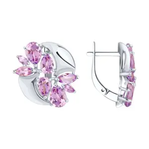 Серьги Sokolov и Diamant серебро 92022349 (Sokolov и Diamant, Россия)