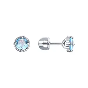 Серьги Sokolov и Diamant серебро 92022387 (Sokolov и Diamant, Россия)