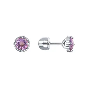 Серьги Sokolov и Diamant серебро 92022388 (Sokolov и Diamant, Россия)
