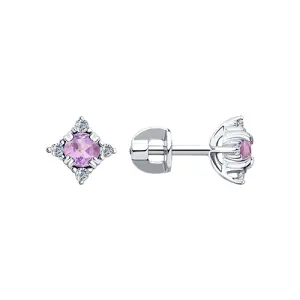 Серьги Sokolov и Diamant серебро 92022405 (Sokolov и Diamant, Россия)