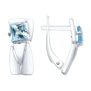 Серьги Sokolov и Diamant серебро 92022485 (Sokolov и Diamant, Россия)