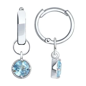 Серьги Sokolov и Diamant серебро 92022547 (Sokolov и Diamant, Россия)