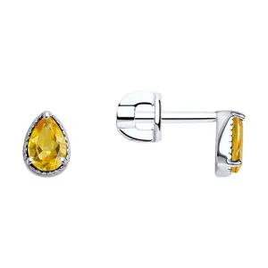 Серьги Sokolov и Diamant серебро 92022551 (Sokolov и Diamant, Россия)