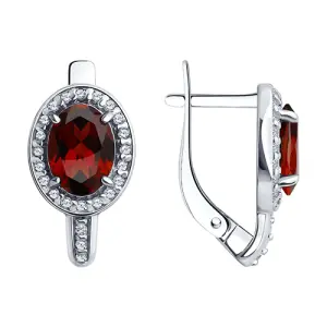 Серьги Sokolov и Diamant серебро 92022750 (Sokolov и Diamant, Россия)