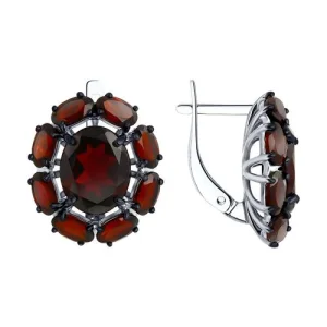 Серьги Sokolov и Diamant серебро 92022753 (Sokolov и Diamant, Россия)