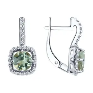 Серьги Sokolov и Diamant серебро 92022757 (Sokolov и Diamant, Россия)