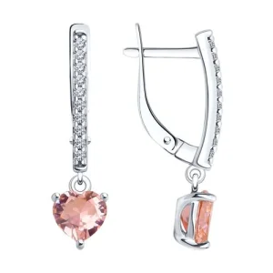 Серьги Sokolov и Diamant серебро 92022923 (Sokolov и Diamant, Россия)