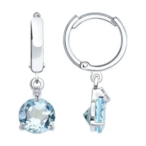 Серьги Sokolov и Diamant серебро 92022929 (Sokolov и Diamant, Россия)