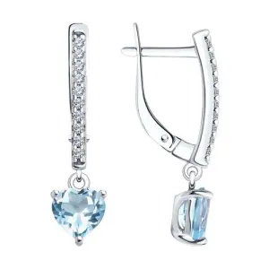 Серьги Sokolov и Diamant серебро 92022945 (Sokolov и Diamant, Россия)