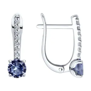 Серьги Sokolov и Diamant серебро 92023032 (Sokolov и Diamant, Россия)