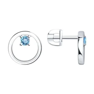 Серьги Sokolov и Diamant серебро 92023080 (Sokolov и Diamant, Россия)