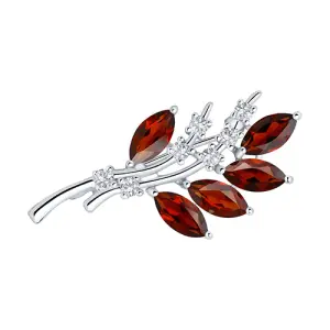 Брошь Sokolov и Diamant серебро 92040010 (Sokolov и Diamant, Россия)