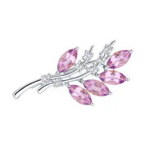 Брошь Sokolov и Diamant серебро 92040011 (Sokolov и Diamant, Россия)