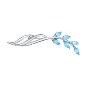 Брошь Sokolov и Diamant серебро 92040044 (Sokolov и Diamant, Россия)