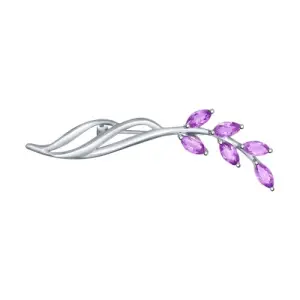 Брошь Sokolov и Diamant серебро 92040046 (Sokolov и Diamant, Россия)