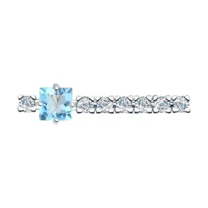 Брошь Sokolov и Diamant серебро 92040095 (Sokolov и Diamant, Россия)