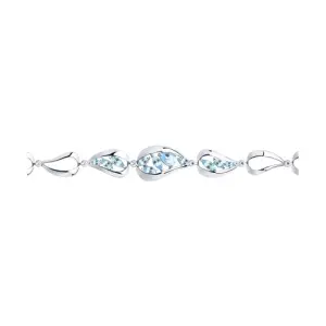 Браслет Sokolov и Diamant серебро 92050135 (Sokolov и Diamant, Россия)
