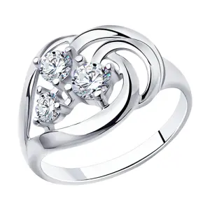 Кольцо Sokolov и Diamant серебро 94-110-00542-1 (Sokolov и Diamant, Россия)