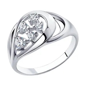 Кольцо Sokolov и Diamant серебро 94-110-00547-1 (Sokolov и Diamant, Россия)