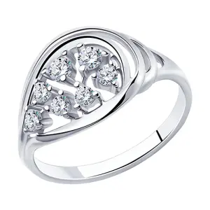 Кольцо Sokolov и Diamant серебро 94-110-00566-1 (Sokolov и Diamant, Россия)