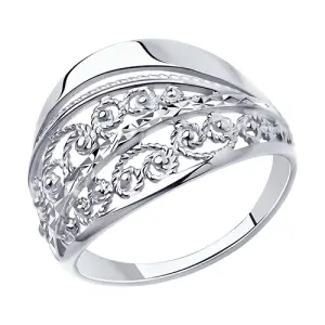 Кольцо Sokolov и Diamant серебро 94-110-00638-1 (Sokolov и Diamant, Россия)