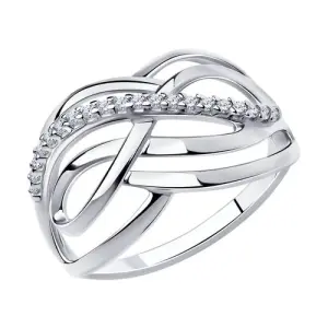 Кольцо Sokolov и Diamant серебро 94-110-00696-1 (Sokolov и Diamant, Россия)