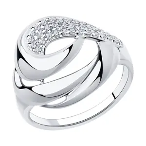 Кольцо Sokolov и Diamant серебро 94-110-00729-1 (Sokolov и Diamant, Россия)