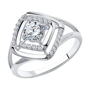 Кольцо Sokolov и Diamant серебро 94-110-00740-1 (Sokolov и Diamant, Россия)