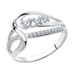 Кольцо Sokolov и Diamant серебро 94-110-00759-1 (Sokolov и Diamant, Россия)