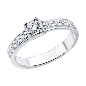 Кольцо Sokolov и Diamant серебро 94-110-01553-1 (Sokolov и Diamant, Россия)