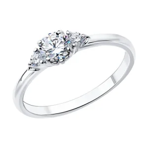 Кольцо Sokolov и Diamant серебро 94-110-01555-1 (Sokolov и Diamant, Россия)