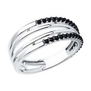 Кольцо Sokolov и Diamant серебро 94-110-01577-1 (Sokolov и Diamant, Россия)