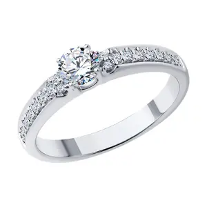 Кольцо Sokolov и Diamant серебро 94-110-01604-1 (Sokolov и Diamant, Россия)