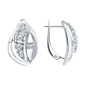 Серьги Sokolov и Diamant серебро 94-120-00536-1 (Sokolov и Diamant, Россия)