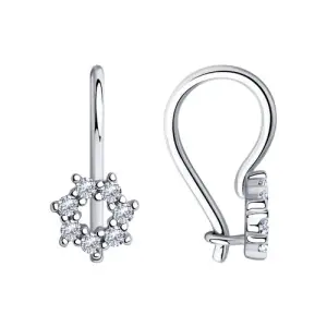 Серьги Sokolov и Diamant серебро 94-120-00675-1 (Sokolov и Diamant, Россия)