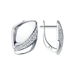 Серьги Sokolov и Diamant серебро 94-120-00676-1 (Sokolov и Diamant, Россия)
