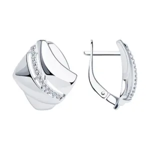 Серьги Sokolov и Diamant серебро 94-120-00678-1 (Sokolov и Diamant, Россия)