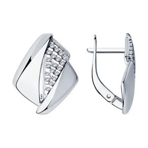 Серьги Sokolov и Diamant серебро 94-120-00681-1 (Sokolov и Diamant, Россия)