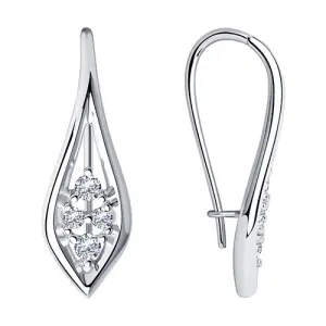 Серьги Sokolov и Diamant серебро 94-120-00851-1 (Sokolov и Diamant, Россия)