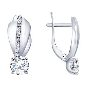 Серьги Sokolov и Diamant серебро 94-120-01222-1 (Sokolov и Diamant, Россия)