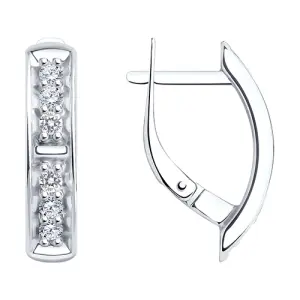 Серьги Sokolov и Diamant серебро 94-120-01544-1 (Sokolov и Diamant, Россия)