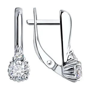 Серьги Sokolov и Diamant серебро 94-120-01555-1 (Sokolov и Diamant, Россия)
