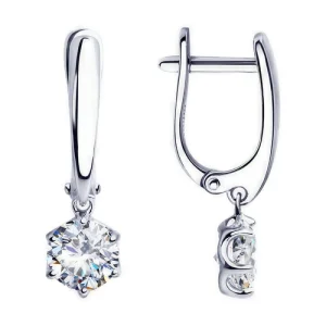 Серьги Sokolov и Diamant серебро 94-121-01640-1 (Sokolov и Diamant, Россия)