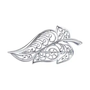 Брошь Sokolov и Diamant серебро 94-140-00698-1 (Sokolov и Diamant, Россия)