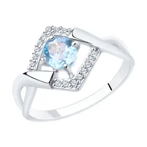 Кольцо Sokolov и Diamant серебро 94-310-00380-1 (Sokolov и Diamant, Россия)